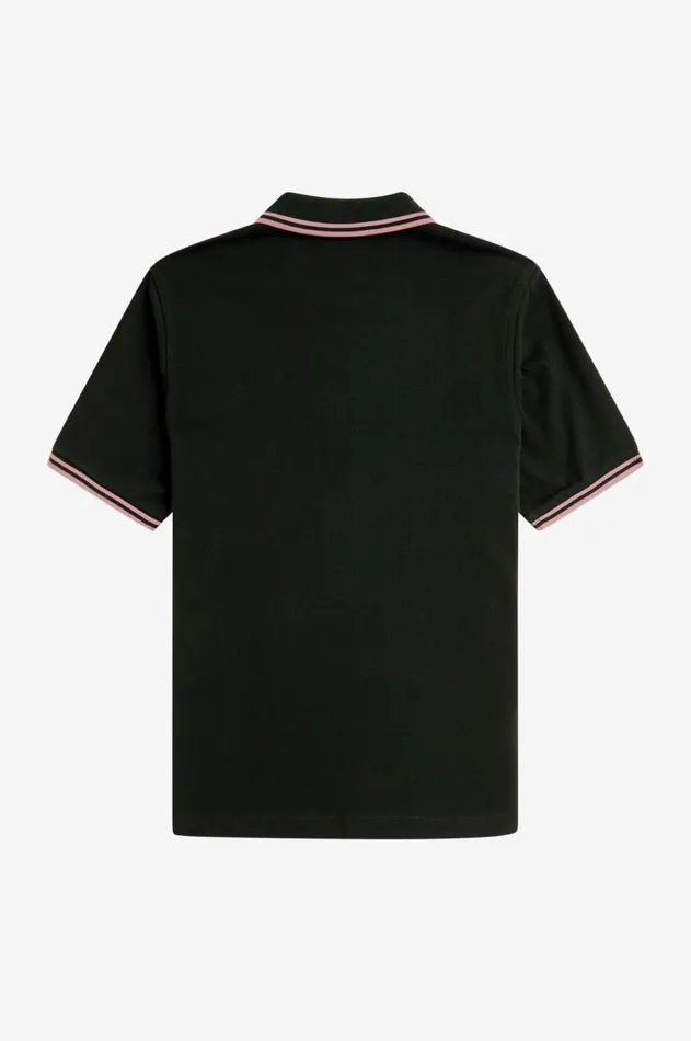 Women Polo Shirts Fred Perry G3600 Night Greendark Pinkdark Pink