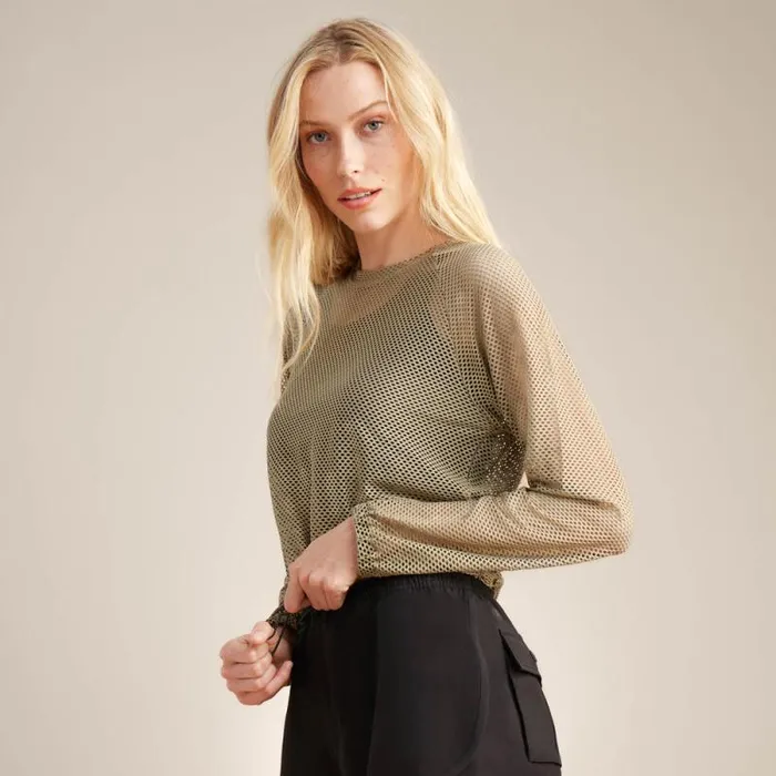 Women Roark Shirts Flora Long Sleeve Sage