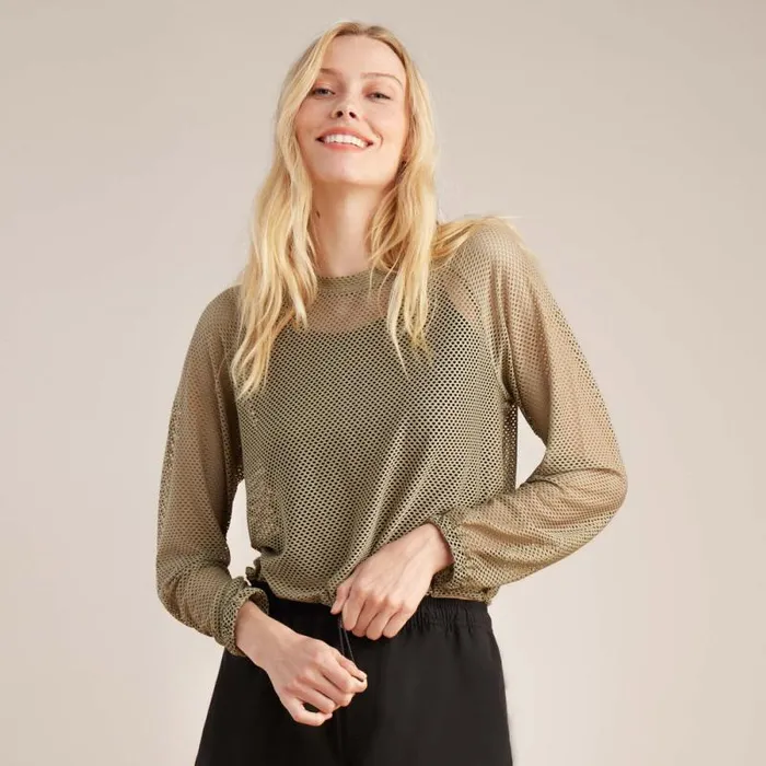 Women Roark Shirts Flora Long Sleeve Sage