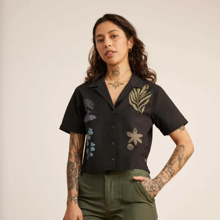 Women Roark Shirts Idle Camp Shirt Black