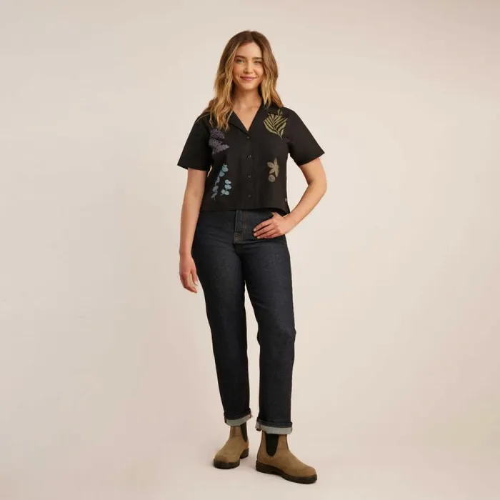 Women Roark Shirts Idle Camp Shirt Black