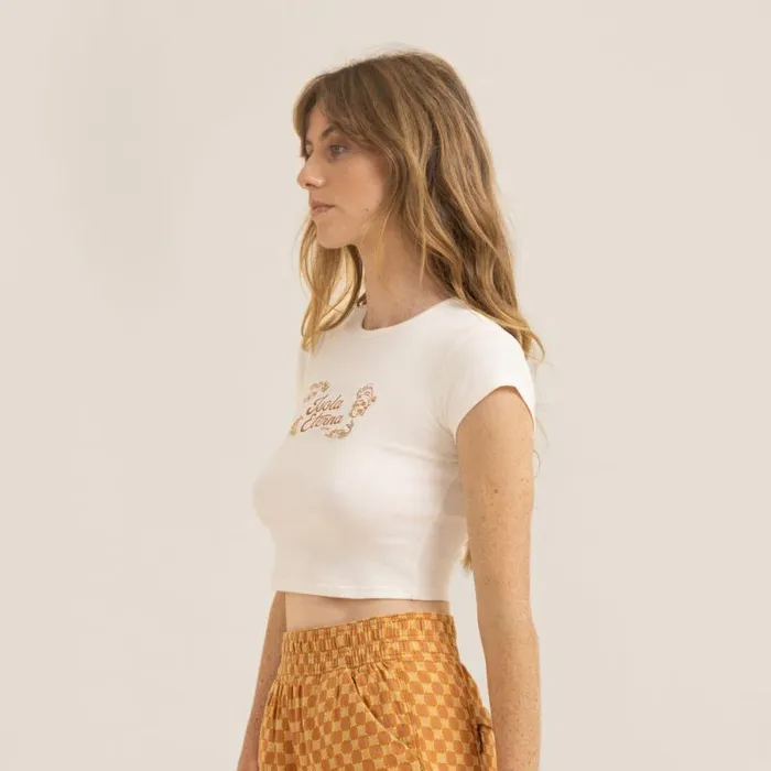 Women Roark Tees Icon Isola Premium Tee Coconut