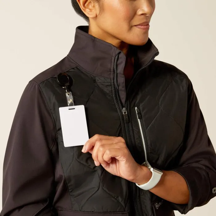 Women Scrubs Ariat Ambroise Insulated Scrub Jacket Black Women Scrubs Ariat Ambroise Insulated Scrub Jacket Black