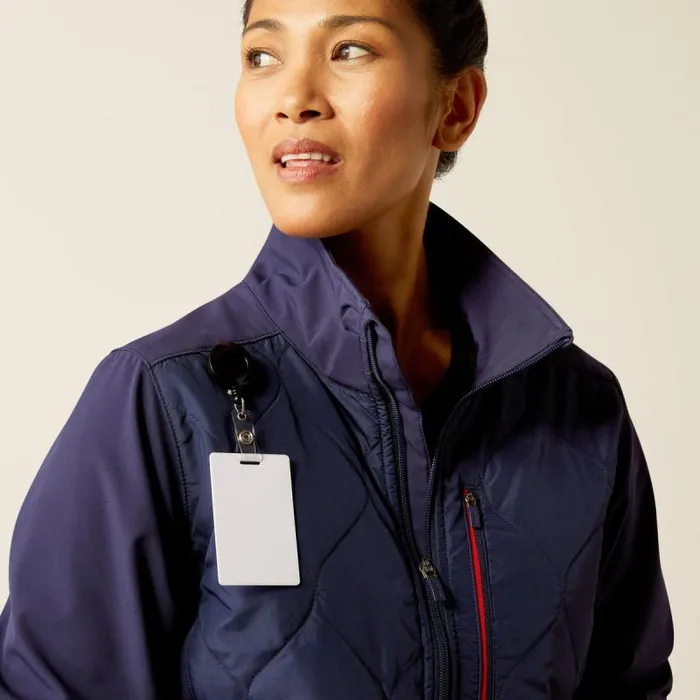 Women Scrubs Ariat Ambroise Insulated Scrub Jacket Navy Women Scrubs Ariat Ambroise Insulated Scrub Jacket Navy