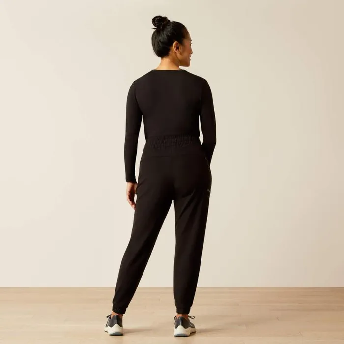 Women Scrubs Ariat Blackwell Cargo Stretch Jogger Scrub Pant Black