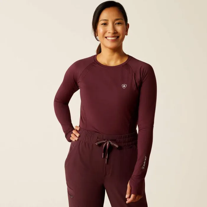 Women Scrubs Ariat Burgundy Scrubs Uniform Winetasting