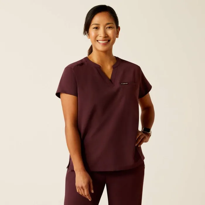 Women Scrubs Ariat Burgundy Scrubs Uniform Winetasting