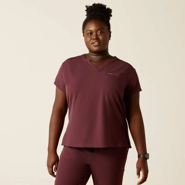 Women Scrubs Ariat Burgundy Scrubs Uniform Winetasting
