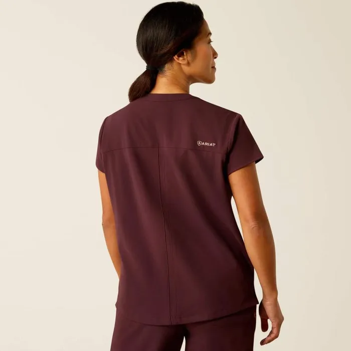 Women Scrubs Ariat Eliza Fashion Scrub Top Winetasting Women Scrubs Ariat Eliza Fashion Scrub Top Winetasting
