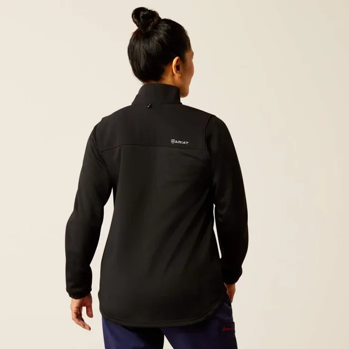 Women Scrubs Ariat Sina Fleece Scrub Jacket Black Women Scrubs Ariat Sina Fleece Scrub Jacket Black