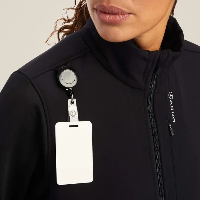Women Scrubs Ariat Sina Fleece Scrub Jacket Black Women Scrubs Ariat Sina Fleece Scrub Jacket Black