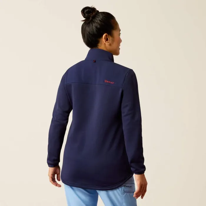 Women Scrubs Ariat Sina Fleece Scrub Jacket Navy Women Scrubs Ariat Sina Fleece Scrub Jacket Navy