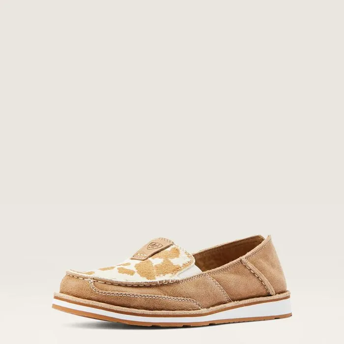 Women Shoes and Sneakers Ariat Cruiser Adobe Tan And White Hair On