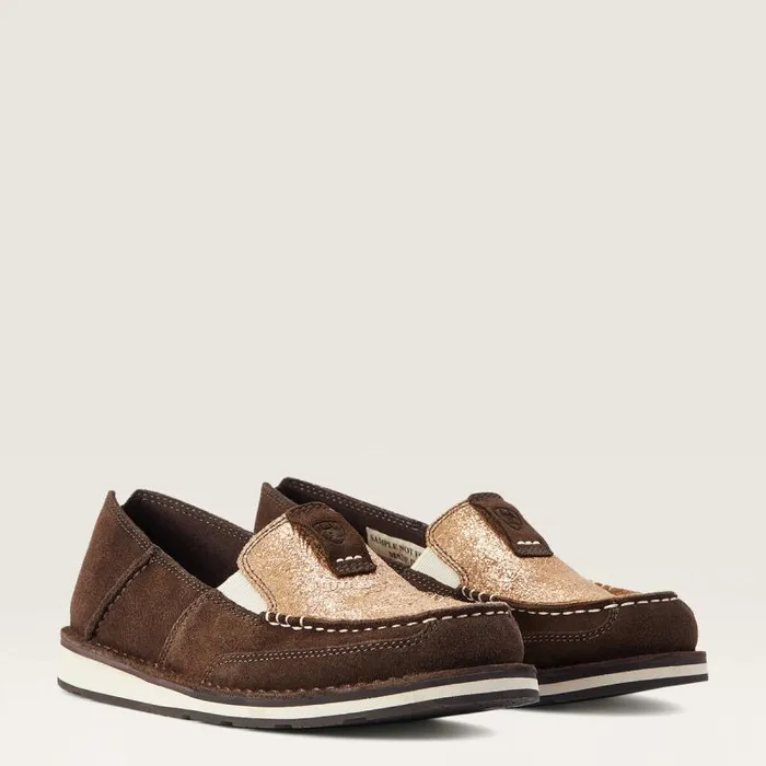 Women Shoes and Sneakers Ariat Cruiser Blanket Suede Metallic Copper Floral Women Shoes and Sneakers Ariat Cruiser Blanket Suede Metallic Copper Floral