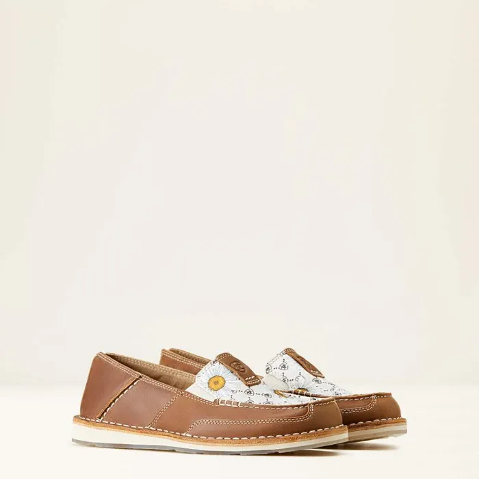Women Shoes and Sneakers Ariat Cruiser Carmella Brown Daisy Logo Print Women Shoes and Sneakers Ariat Cruiser Carmella Brown Daisy Logo Print