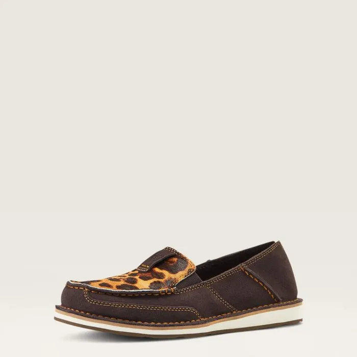 Women Shoes and Sneakers Ariat Cruiser Chocolate Suedeleopard Hairon