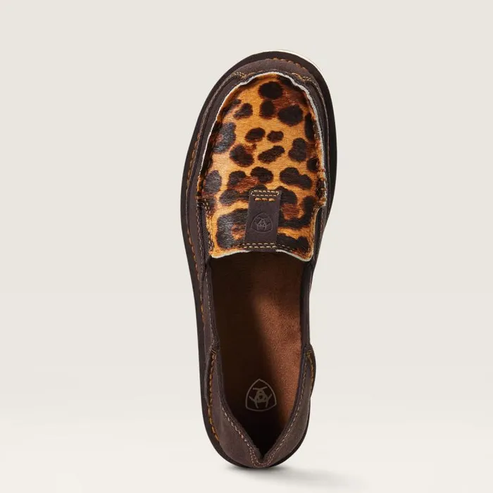 Women Shoes and Sneakers Ariat Cruiser Chocolate Suedeleopard Hairon