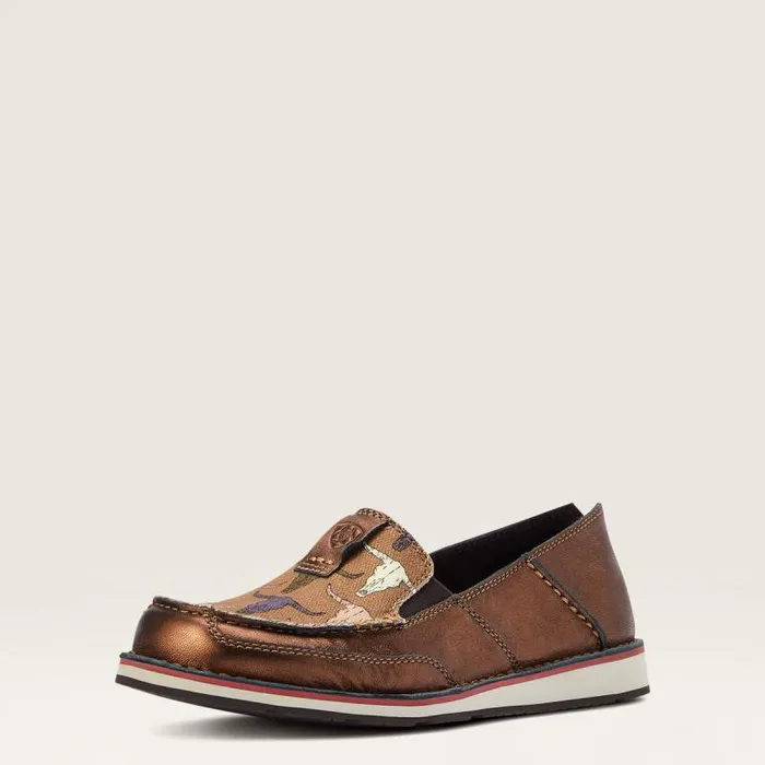 Women Shoes and Sneakers Ariat Cruiser Metallic Bronze Pink Steerhead