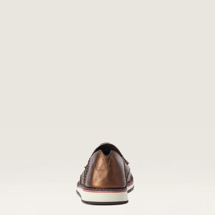 Women Shoes and Sneakers Ariat Cruiser Metallic Bronze Pink Steerhead Women Shoes and Sneakers Ariat Cruiser Metallic Bronze Pink Steerhead