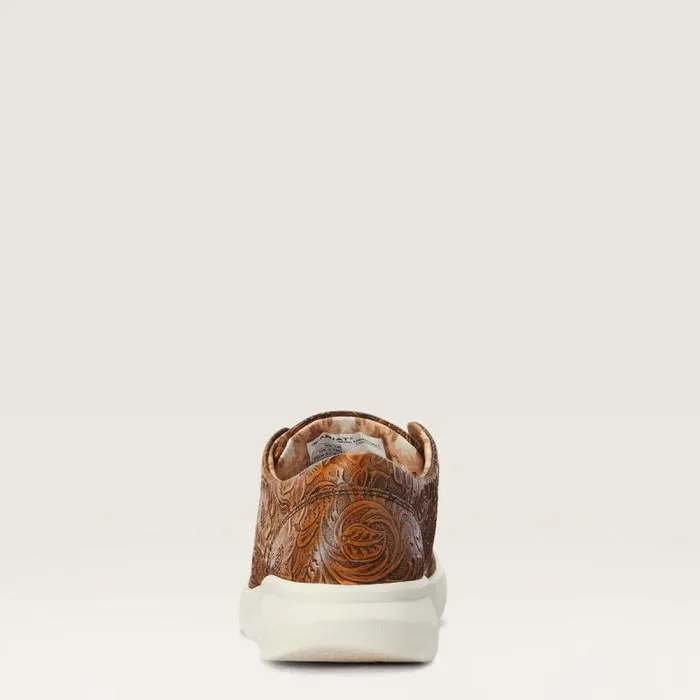 Women Shoes and Sneakers Ariat Hilo Brown Floral Emboss Women Shoes and Sneakers Ariat Hilo Brown Floral Emboss