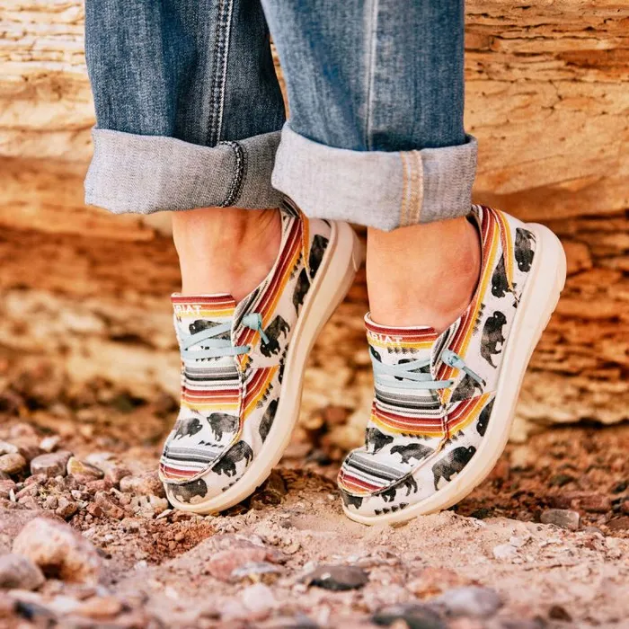 Women Shoes and Sneakers Ariat Hilo Buffalo Print Women Shoes and Sneakers Ariat Hilo Buffalo Print