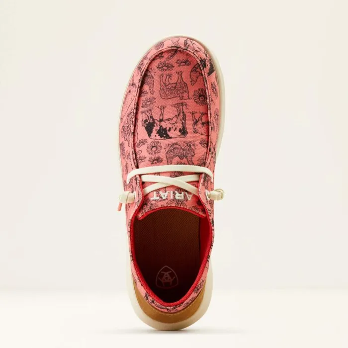 Women Shoes and Sneakers Ariat Hilo Coral Livestockdark Tan Suede Women Shoes and Sneakers Ariat Hilo Coral Livestockdark Tan Suede