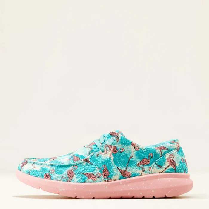 Women Shoes and Sneakers Ariat Hilo Flamingo Print Women Shoes and Sneakers Ariat Hilo Flamingo Print