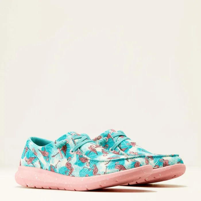 Women Shoes and Sneakers Ariat Hilo Flamingo Print Women Shoes and Sneakers Ariat Hilo Flamingo Print