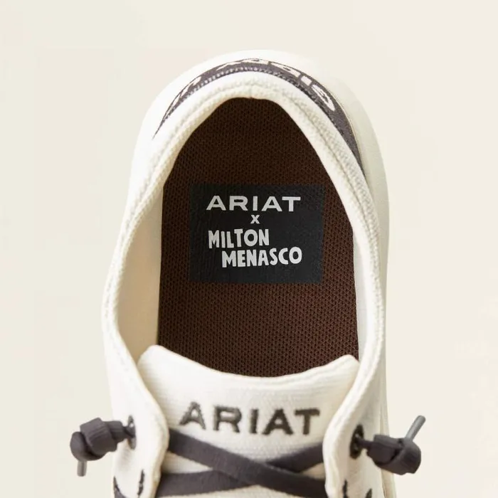Women Shoes and Sneakers Ariat Hilo Milton Menasco Vintage Whitevintage Giddy Up Print
