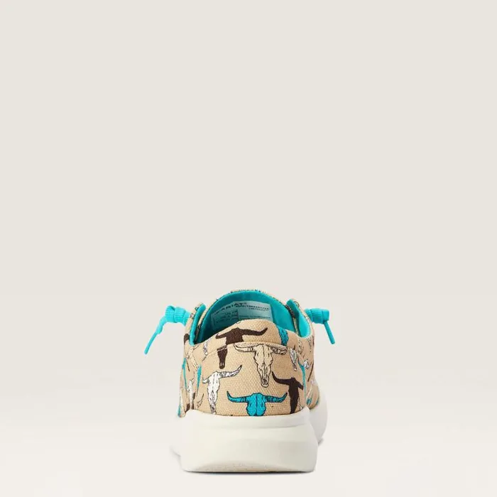 Women Shoes and Sneakers Ariat Hilo Multi Steerhead Print