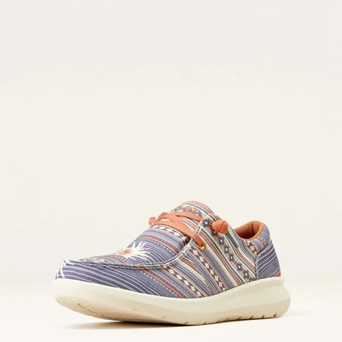 Women Shoes and Sneakers Ariat Hilo Sendero Blue Boquillas Print