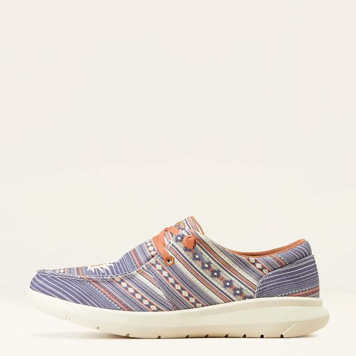 Women Shoes and Sneakers Ariat Hilo Sendero Blue Boquillas Print Women Shoes and Sneakers Ariat Hilo Sendero Blue Boquillas Print