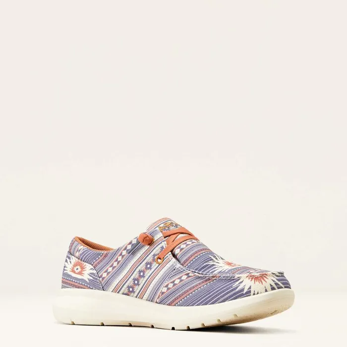 Women Shoes and Sneakers Ariat Hilo Sendero Blue Boquillas Print Women Shoes and Sneakers Ariat Hilo Sendero Blue Boquillas Print