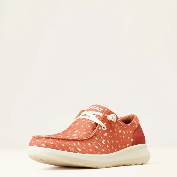 Women Shoes and Sneakers Ariat Hilo Sendero Clay Dibujo Print