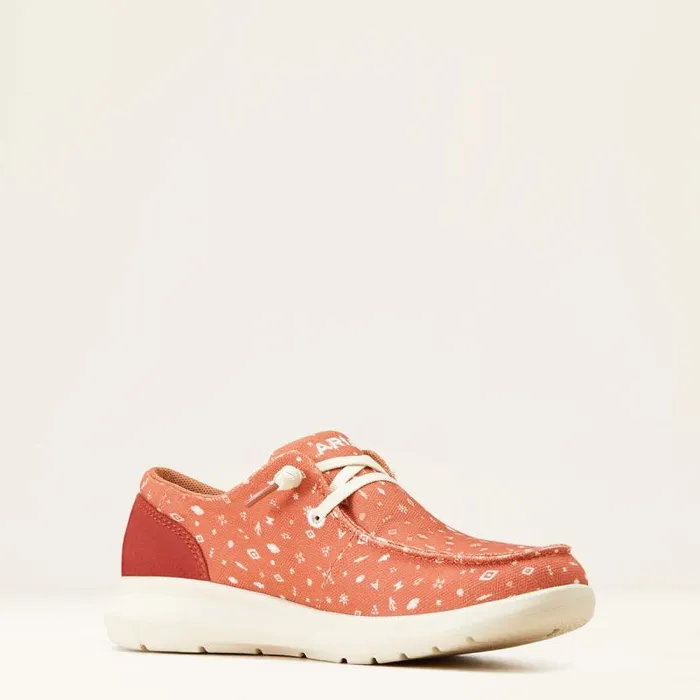 Women Shoes and Sneakers Ariat Hilo Sendero Clay Dibujo Print