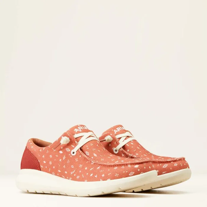 Women Shoes and Sneakers Ariat Hilo Sendero Clay Dibujo Print