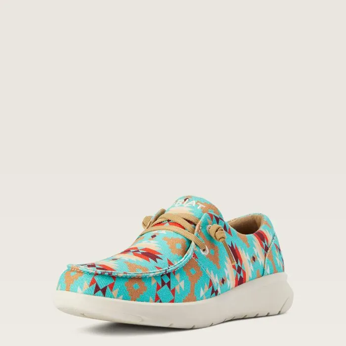 Women Shoes and Sneakers Ariat Hilo Turquoise Saddle Blanket