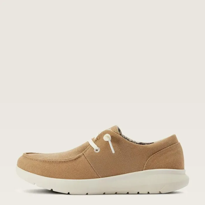 Women Shoes and Sneakers Ariat Hilo Washed Tan Canvas Women Shoes and Sneakers Ariat Hilo Washed Tan Canvas