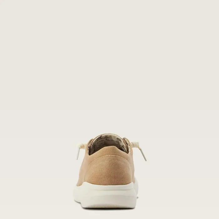 Women Shoes and Sneakers Ariat Hilo Washed Tan Canvas Women Shoes and Sneakers Ariat Hilo Washed Tan Canvas