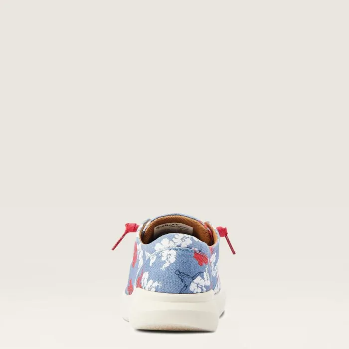 Women Shoes and Sneakers Ariat Hilo Western Aloha Red White And Blue Pareau Prin