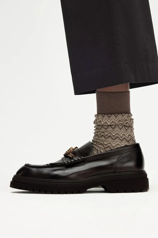 Women Shoes Fred Perry Leather Loafer Black