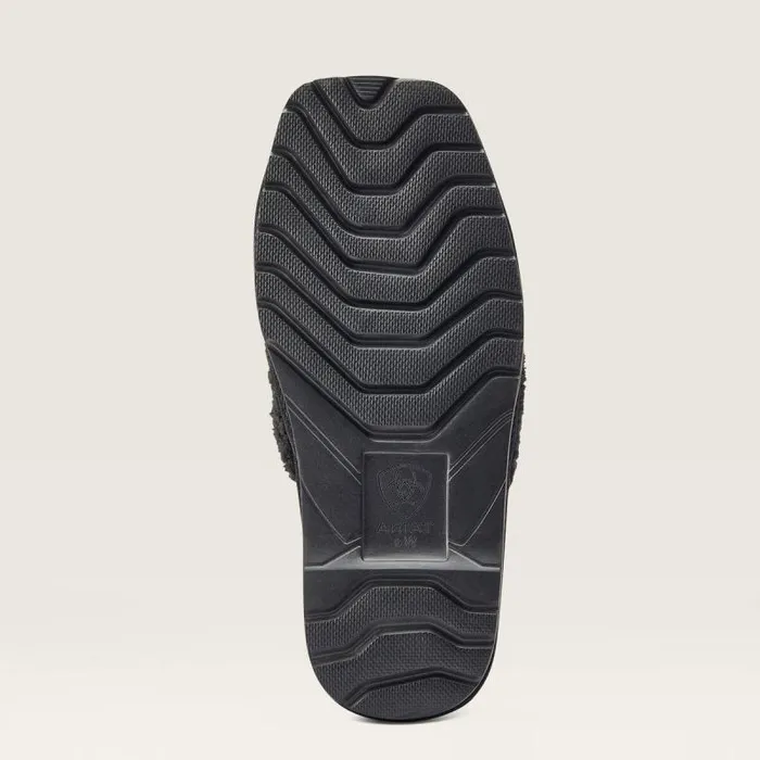 Women Slippers Ariat Cozy Chic Square Toe Slipper Fuzzy Black Women Slippers Ariat Cozy Chic Square Toe Slipper Fuzzy Black