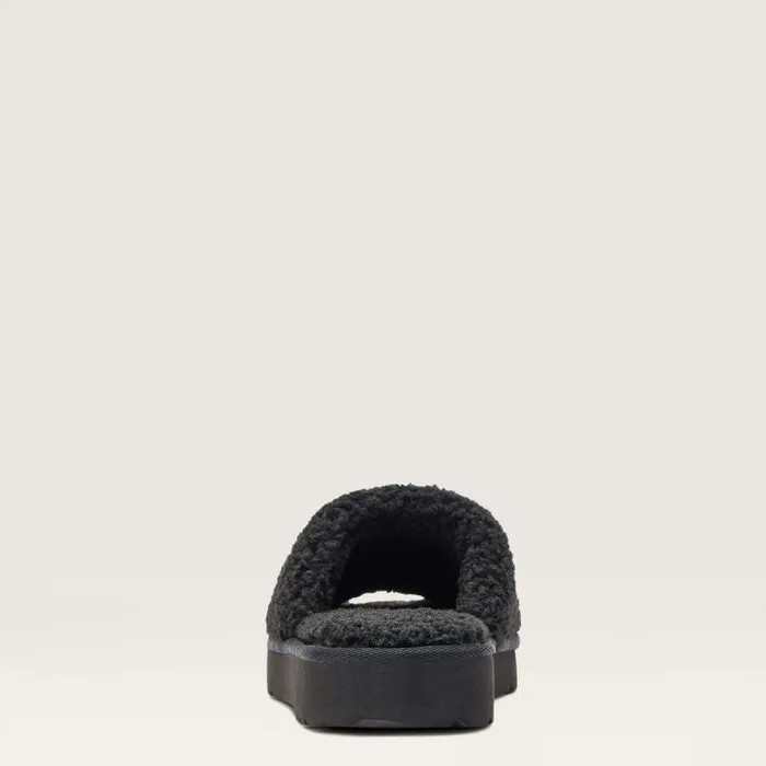 Women Slippers Ariat Cozy Chic Square Toe Slipper Fuzzy Black Women Slippers Ariat Cozy Chic Square Toe Slipper Fuzzy Black