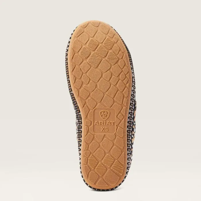 Women Slippers Ariat Crius Clog Slipper Tan Leopard Print