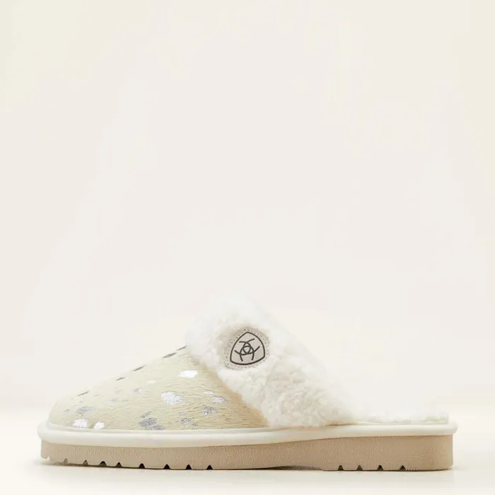 Women Slippers Ariat Jackie Square Toe Ice Silver Women Slippers Ariat Jackie Square Toe Ice Silver