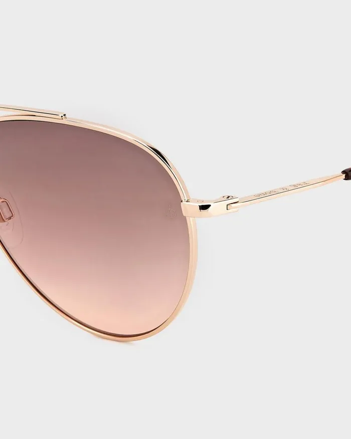 Women Sunglasses Rag 038 Bone Leslie Red Gold