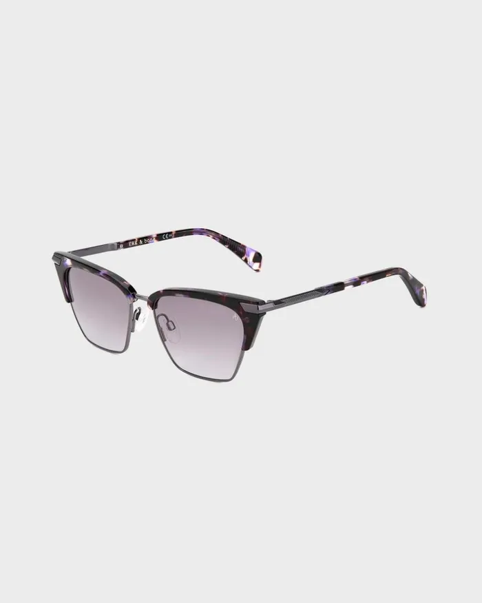 Women Sunglasses Rag 038 Bone Tana Violet Havana