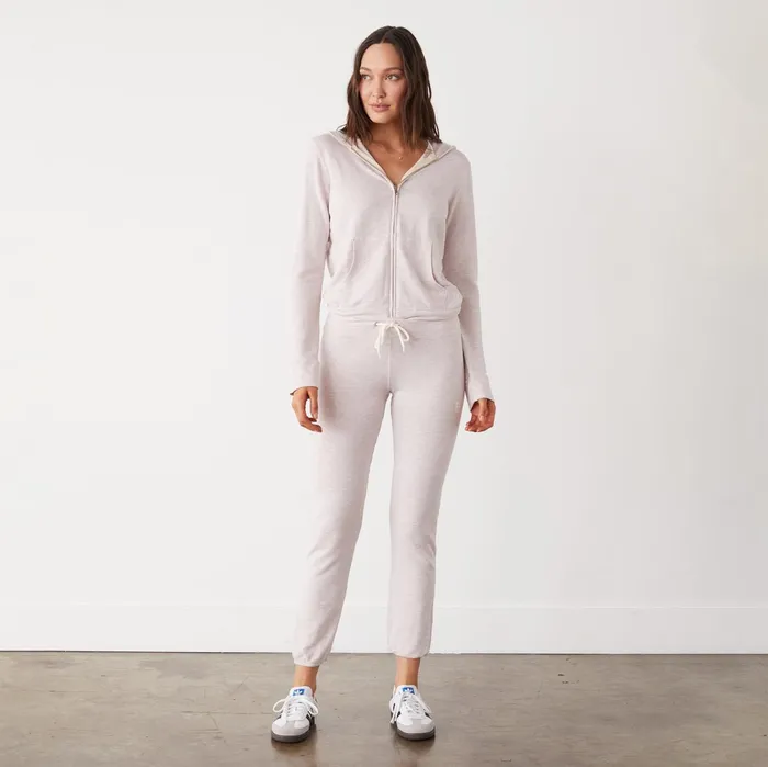 Women Sweats MONROW Supersoft Vintage Sweats Pink Pearl