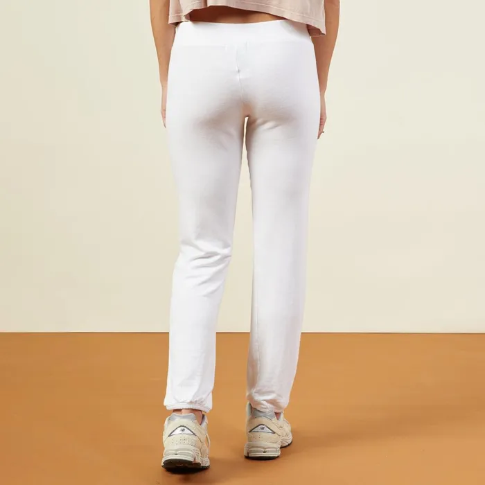 Women Sweats MONROW Supersoft Vintage Sweats White
