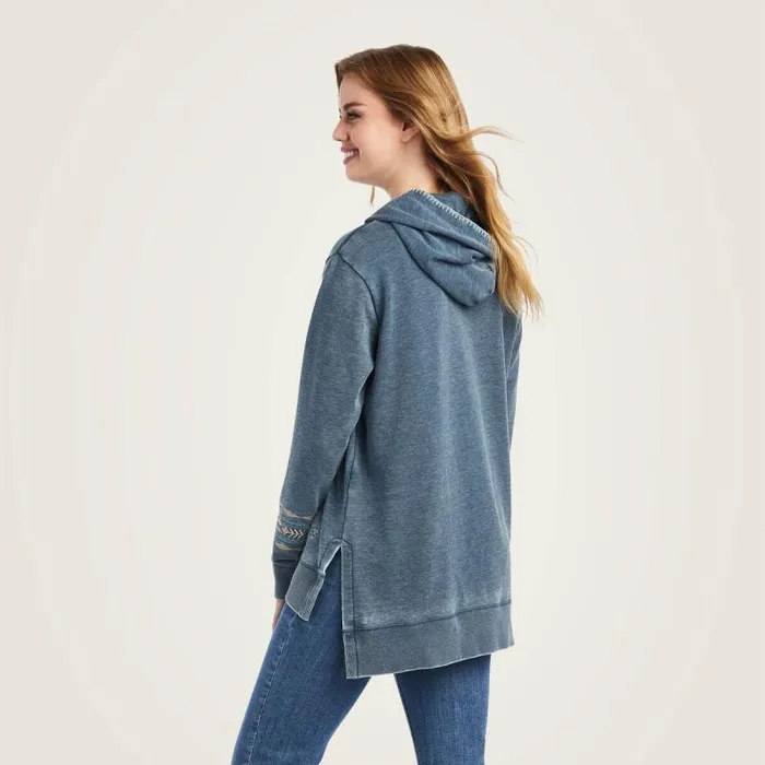 Women Sweatshirts and Hoodies Ariat Alo Vera Hoodie Midnight Navy Women Sweatshirts and Hoodies Ariat Alo Vera Hoodie Midnight Navy